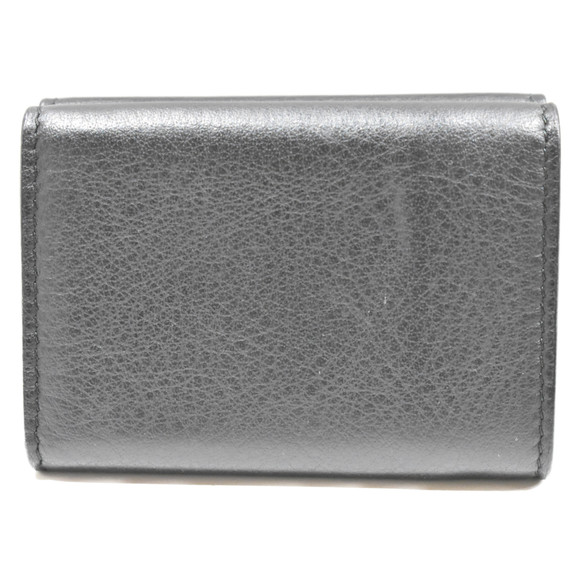 Balenciaga Popular Tri  Wallet black leather - Picture 2 of 9